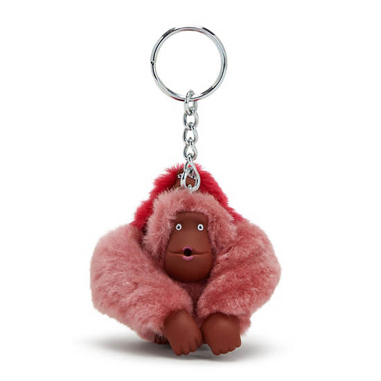 Kipling Mom And Baby Sven Monkey Keychain Aksesuar Kırmızı | TR 1265UZ